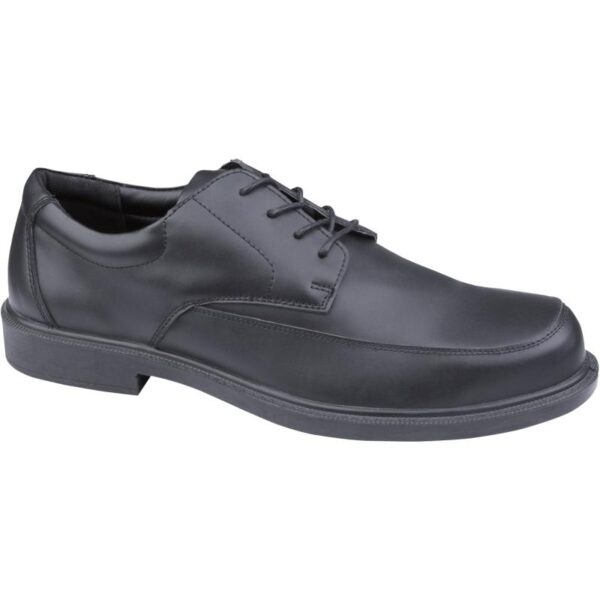 SUEDE SPLIT LEATHER AND MESH LOW SHOES - S1P SRC