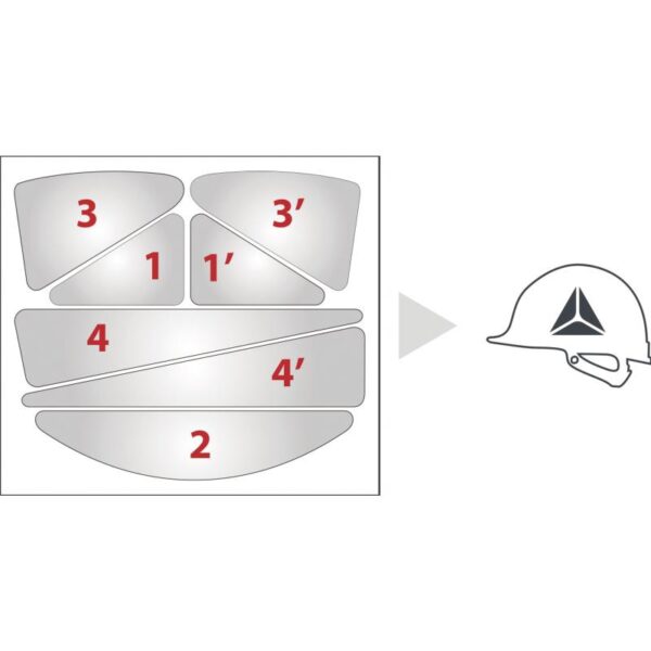DELTA PLUS HESTICKER (10 PIECES)