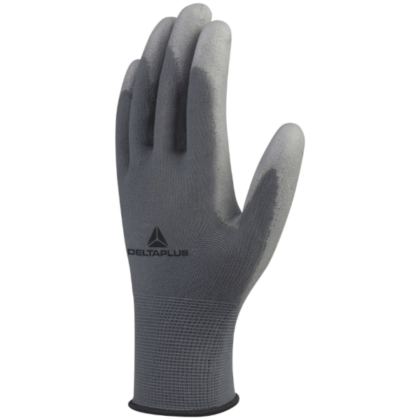 Gray gloves with a gray palm.