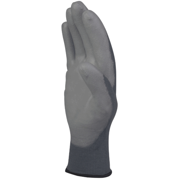 Gray gloves with a gray palm.