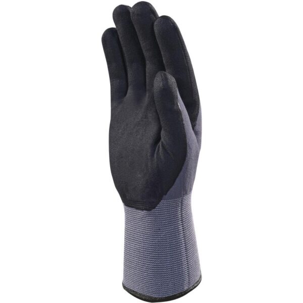 POLYAMIDE SPANDEX KNITTED GLOVE - NITRILE/PU PALM