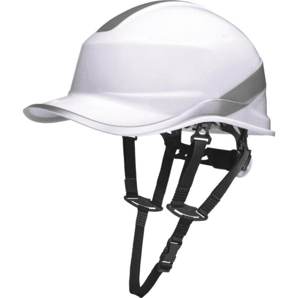 ABS SAFETY HELMET "BASEBALL CAP" SHAPE + CHIN ATTACHMENT - ROTOR ADJUSTMENT