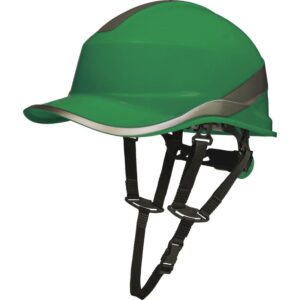 ABS SAFETY HELMET "BASEBALL CAP" SHAPE + CHIN ATTACHMENT - ROTOR ADJUSTMENT