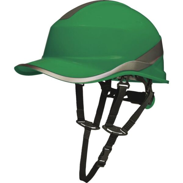 ABS SAFETY HELMET "BASEBALL CAP" SHAPE + CHIN ATTACHMENT - ROTOR ADJUSTMENT