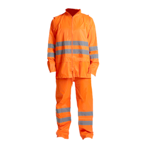 orange FRONTLINER raincoat