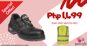 SAFETY SHOES WITH FREE VEST