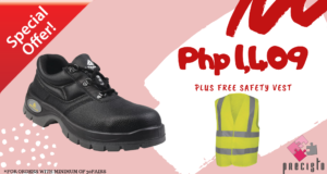SAFETY SHOES WITH FREE VEST