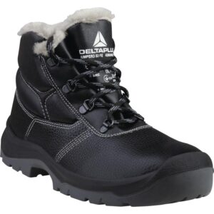 PIGMENTED SPLIT LEATHER BOOTS - FUR LINING - S3 CI SRC