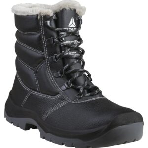 PIGMENTED SPLIT LEATHER BOOTS - FUR LINING - S3 CI SRC