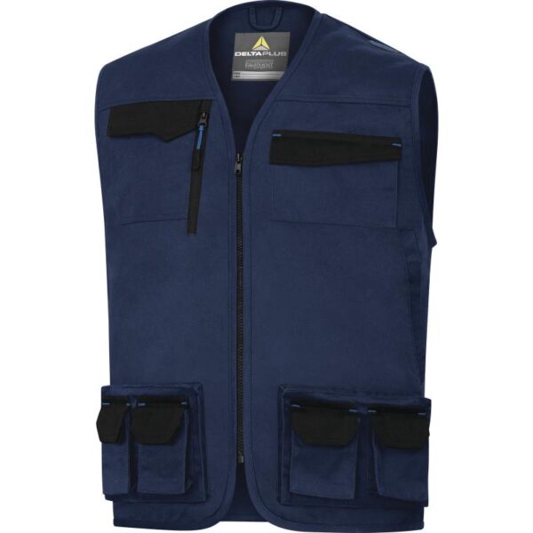 MACH2 WORKING VEST IN POLYESTER/COTTON
