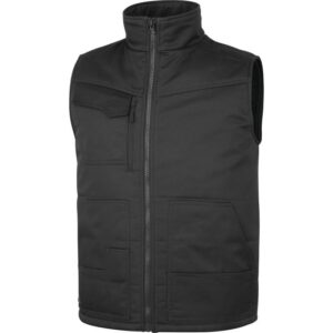 MULTIPOCKETS MACH BODYWARMER IN POLYESTER / COTTON