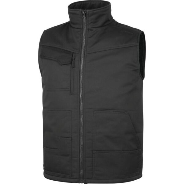 MULTIPOCKETS MACH BODYWARMER IN POLYESTER / COTTON