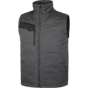 MULTIPOCKETS MACH BODYWARMER IN POLYESTER / COTTON