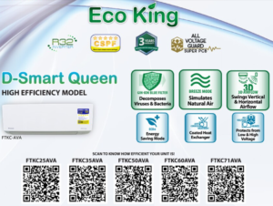 Daikin D-Smart Queen Features